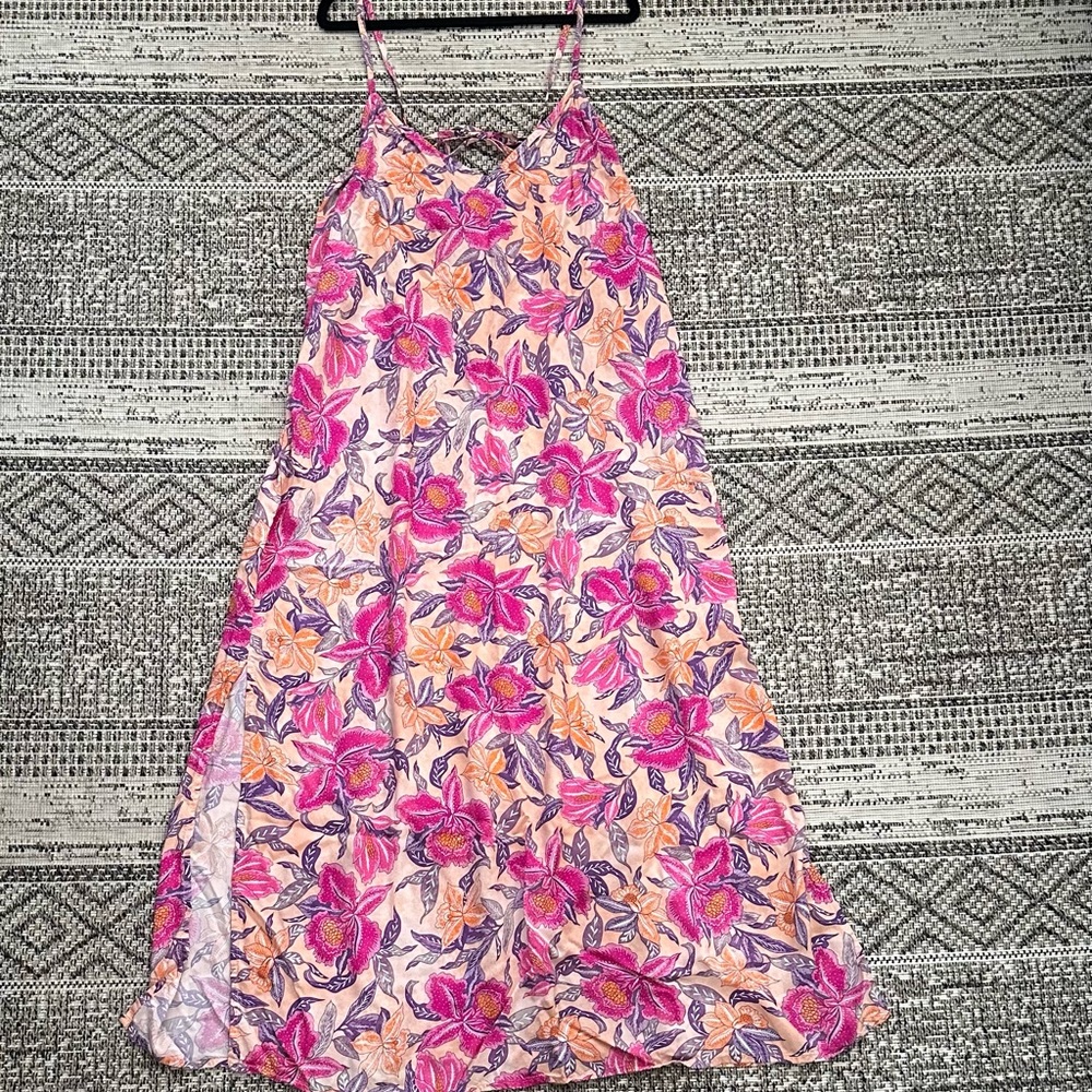 Tie-Back Maxi Slip Dress XL - Picture 5 of 9
